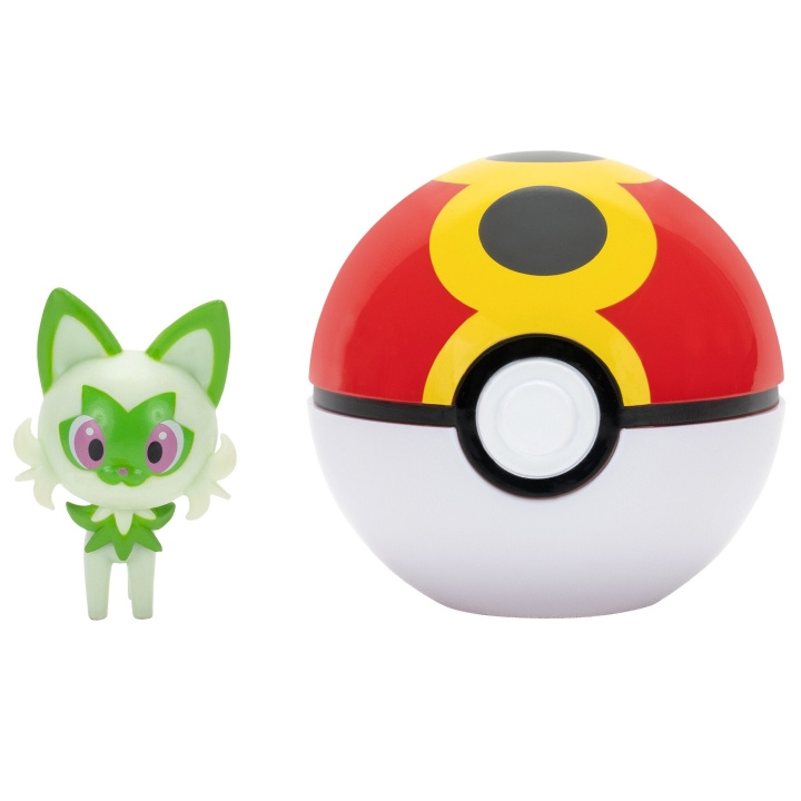Pokémon Clip N Go Sprigatito toistopallolla - (PKW4151) ryhmässä LELUT, TUOTTEET LAPSILLE JA VAUVOILLE / Leikkikalut, Askartelu &Pelit / Figuurit, miniatyyrit ja tarvikkeet @ TP E-commerce Nordic AB (D19508)
