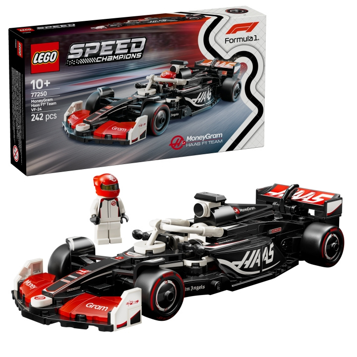 LEGO Speed Champions - MoneyGram Haas F1 Team VF-24 kilpa-auto (77250) ryhmässä LELUT, TUOTTEET LAPSILLE JA VAUVOILLE / Leikkikalut, Askartelu &Pelit / Rakennuslelut / Lego @ TP E-commerce Nordic AB (D19532)