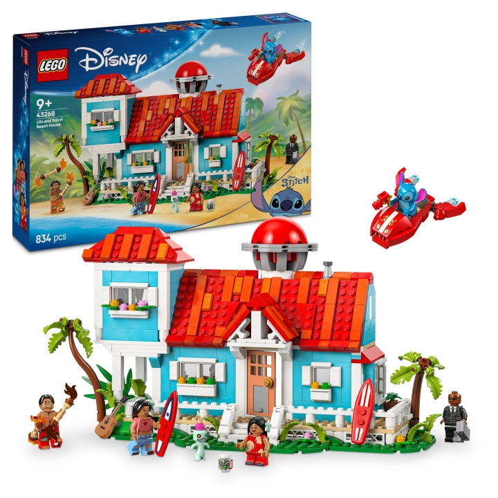 LEGO Disney Classic - Lilon ja Stitchin rantatalo (43268) ryhmässä LELUT, TUOTTEET LAPSILLE JA VAUVOILLE / Leikkikalut, Askartelu &Pelit / Rakennuslelut / Lego @ TP E-commerce Nordic AB (D19533)