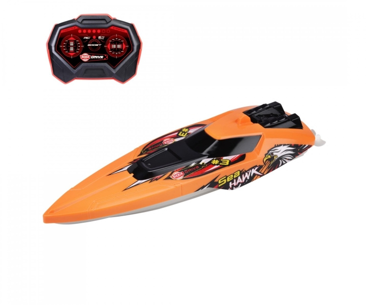 Dickie Toys RC Sea Hawk (201106012) ryhmässä LELUT, TUOTTEET LAPSILLE JA VAUVOILLE / Radio-ohjattava / Radio-ohjattavat veneet @ TP E-commerce Nordic AB (D19554)