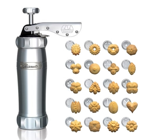 Marcato Cookie Press Design - hopea ryhmässä KOTI, TALOUS JA PUUTARHA / Keittiövälineet / Muut keittivälineet @ TP E-commerce Nordic AB (D19588)