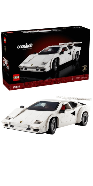 LEGO Kuvakkeet - Lamborghini Countach 5000 Quattrovalvole (10337.) ryhmässä LELUT, TUOTTEET LAPSILLE JA VAUVOILLE / Leikkikalut, Askartelu &Pelit / Rakennuslelut / Lego @ TP E-commerce Nordic AB (D19597)