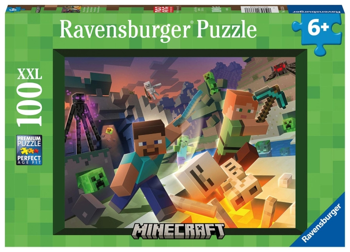 MINECRAFT Palapeli - Hirviö MINECRAFT (100 XXL palaa) (PEG3333) ryhmässä LELUT, TUOTTEET LAPSILLE JA VAUVOILLE / Leikkikalut, Askartelu &Pelit / Lasten palapeli @ TP E-commerce Nordic AB (D19608)