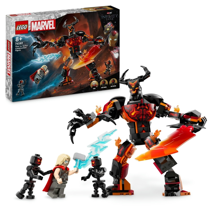 LEGO Super Heroes - Thor vs. Surtur -rakennusfiguuri (76289.) ryhmässä LELUT, TUOTTEET LAPSILLE JA VAUVOILLE / Leikkikalut, Askartelu &Pelit / Rakennuslelut / Lego @ TP E-commerce Nordic AB (D19614)