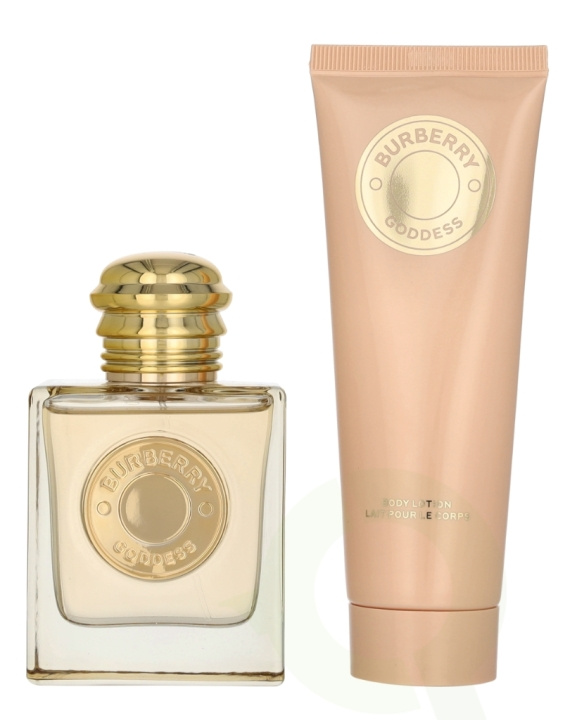 Burberry Goddess Giftset 125 ml Edp Spray 50ml/Body Lotion 75ml ryhmässä KAUNEUS JA TERVEYS / Lahjapakkaukset / Naisten lahjapakkaukset @ TP E-commerce Nordic AB (D19632)