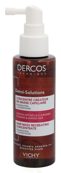 Vichy Dercos Densi-Solutions Hair Mass Recreating 100 ml Stronger Hair ryhmässä KAUNEUS JA TERVEYS / Hiukset &Stailaus / Hiustenhoito / Hiusseerumit @ TP E-commerce Nordic AB (D19633)