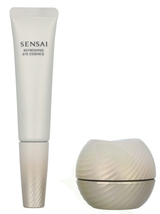 Sensai Total Eye Treatment Giftset 35 ml Refreshing Eye Essence 20ml/Melty Rich Eye Cream 15ml ryhmässä KAUNEUS JA TERVEYS / Lahjapakkaukset / Naisten lahjapakkaukset @ TP E-commerce Nordic AB (D19653)