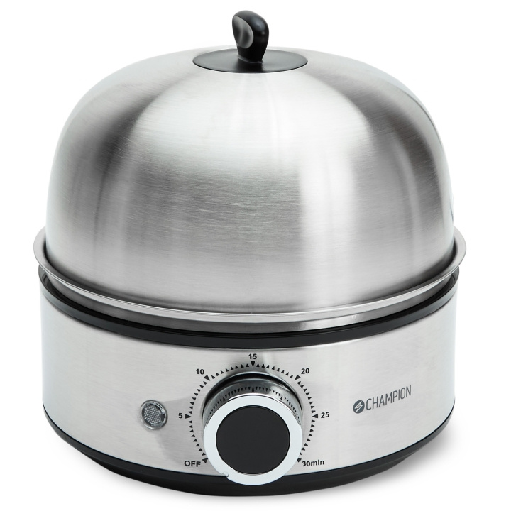 Champion Äggkokare Timer 7 Ägg EB600 Rostfri ryhmässä KOTI, TALOUS JA PUUTARHA / Kodinkoneet / Riisi- ja kananmunankeitin @ TP E-commerce Nordic AB (D19669)