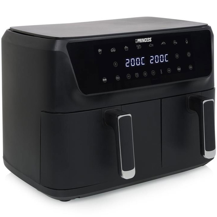 Princess Airfryer Dubbel 11l 182470 6,5l&4,5l 2700W ryhmässä KOTI, TALOUS JA PUUTARHA / Kodinkoneet / Airfryers ja rasvakeittimet @ TP E-commerce Nordic AB (D19672)
