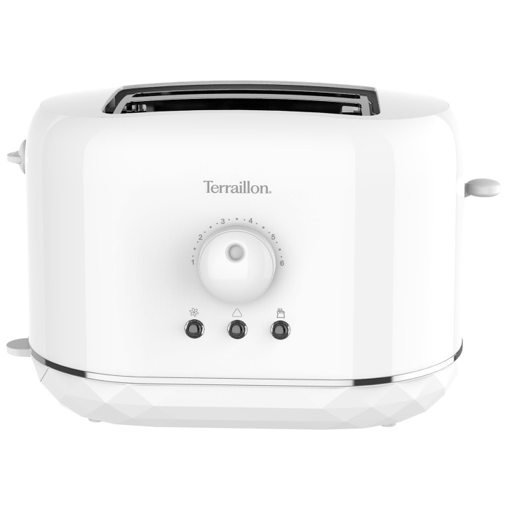 Terraillon Brödrost Diamond 2 Skivor vit ryhmässä KOTI, TALOUS JA PUUTARHA / Kodinkoneet / Leivänpaahtimet & Leipägrillit / Leivänpaahtimet @ TP E-commerce Nordic AB (D19682)