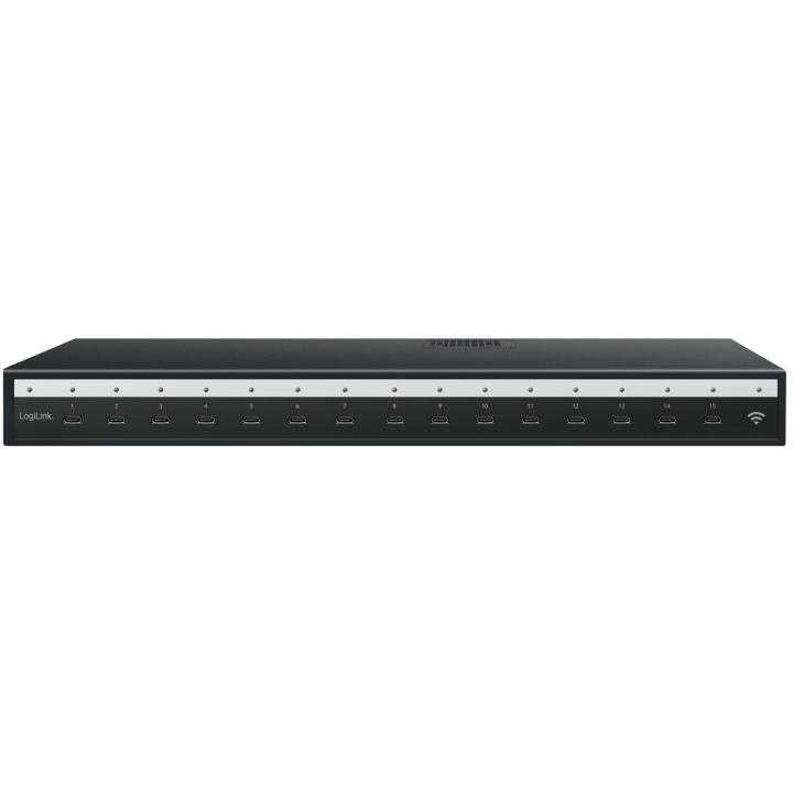 LogiLink Laddstation IPSS 15 portar USB-C PD 350W Smart ryhmässä KOTI, TALOUS JA PUUTARHA / Sähkö & Valaistus / Power stations @ TP E-commerce Nordic AB (D19707)
