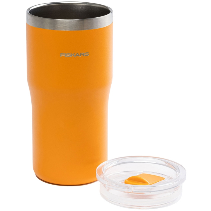 Fiskars Termosmugg orange 0,5 liter On-the-go mug ryhmässä URHEILU, VAPAA-AIKA JA HARRASTUS / Ulkoilu / Termos- ja vesipullot @ TP E-commerce Nordic AB (D19757)