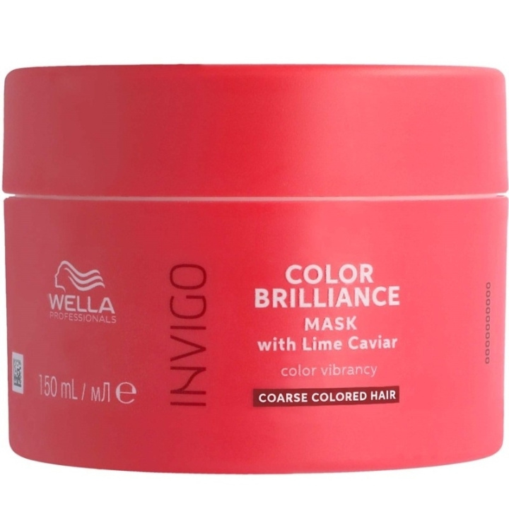 Wella Professionals Invigo Color Brilliance Mask Coarse Hair 150ml ryhmässä KAUNEUS JA TERVEYS / Hiukset &Stailaus / Hiustenhoito / Hiusnaamio @ TP E-commerce Nordic AB (D19775)