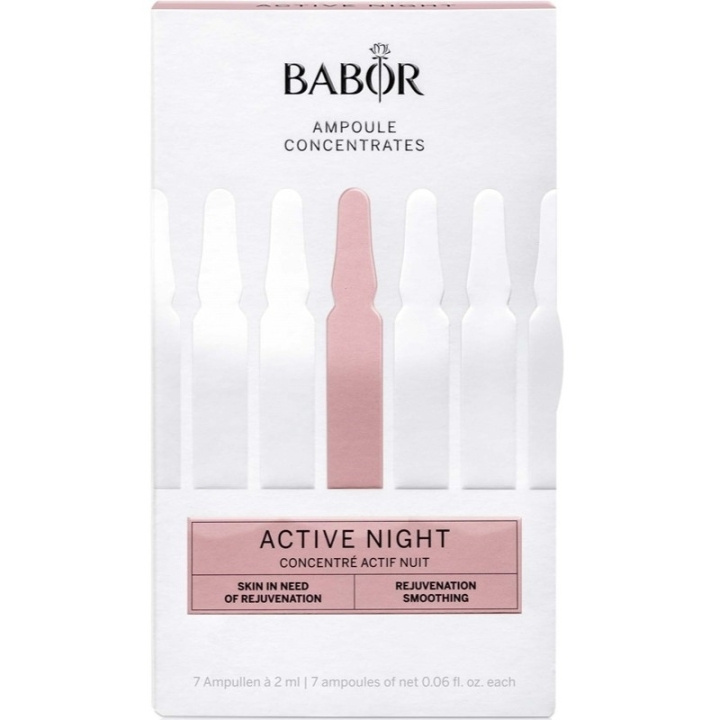 Babor Ampoule Concentrates Active Night 7x2ml ryhmässä KAUNEUS JA TERVEYS / Ihonhoito / Kasvot / Seerumit iholle @ TP E-commerce Nordic AB (D19791)