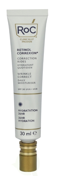 ROC Retinol Correxion Wrinkle Correct Moisturiser SPF30 30 ml ryhmässä KAUNEUS JA TERVEYS / Ihonhoito / Rusketus / Aurinkosuoja @ TP E-commerce Nordic AB (D19831)