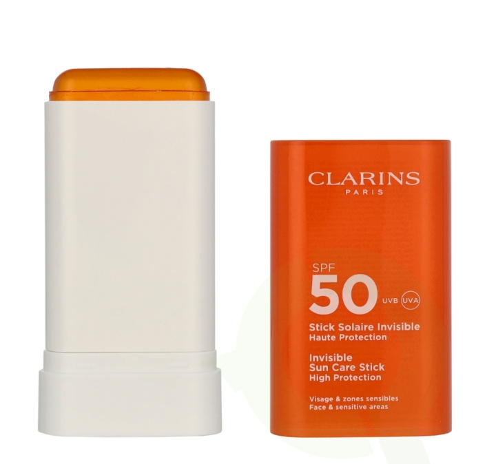 Clarins Invisible Sun Care Stick SPF50 17 g Sensitive Areas ryhmässä KAUNEUS JA TERVEYS / Ihonhoito / Rusketus / Aurinkosuoja @ TP E-commerce Nordic AB (D19853)