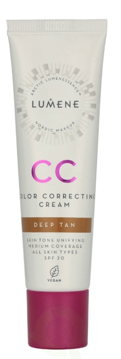 Lumene CC Color Correcting Cream SPF20 30 ml #5 Deep Tan ryhmässä KAUNEUS JA TERVEYS / Ihonhoito / Kasvot / Päivävoide @ TP E-commerce Nordic AB (D19863)