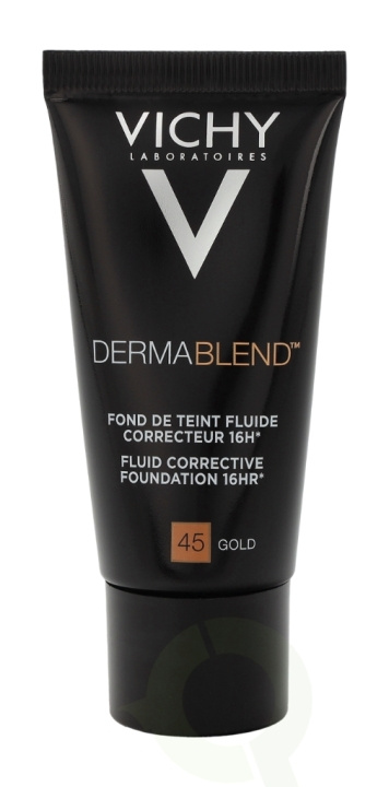 Vichy Dermablend Corrective Foundation 16Hr SPF35 30 ml #45 Gold- All Skin Types ryhmässä KAUNEUS JA TERVEYS / Meikit / Meikit Kasvot / Meikkivoide @ TP E-commerce Nordic AB (D19898)