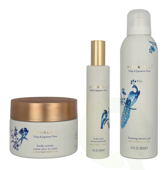 Rituals Amsterdam Collection Set 470 ml Shower Gel 200ml/ Body Cream 220ml/Hair & Body Mist 50ml ryhmässä KAUNEUS JA TERVEYS / Ihonhoito / Kasvot / Päivävoide @ TP E-commerce Nordic AB (D19902)