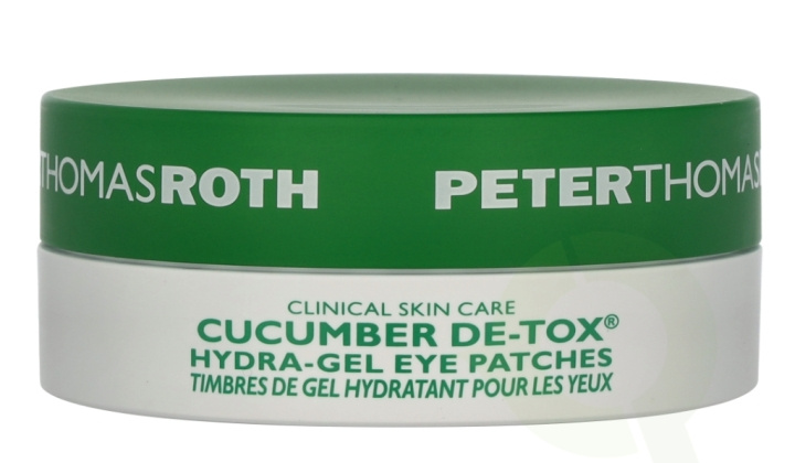P.T. Roth Cucumber De-Tox Hydra-Gel Eye Patches 45 g 15 Pairs (30 patches) + Spatula ryhmässä KAUNEUS JA TERVEYS / Meikit / Silmät ja kulmat / Kulmageeli @ TP E-commerce Nordic AB (D19920)