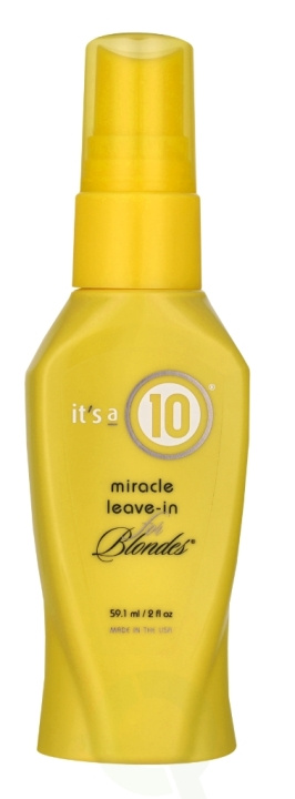It\'s a 10 Miracle Leave-In For Blondes 59.1 ml ryhmässä KAUNEUS JA TERVEYS / Hiukset &Stailaus / Hiustenhoito / Hiusnaamio @ TP E-commerce Nordic AB (D19942)