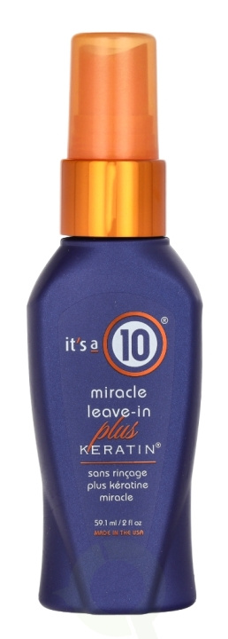 It\'s a 10 Miracle Leave-In Plus Keratin 59.1 ml ryhmässä KAUNEUS JA TERVEYS / Hiukset &Stailaus / Hiustenhoito / Hiusnaamio @ TP E-commerce Nordic AB (D19943)