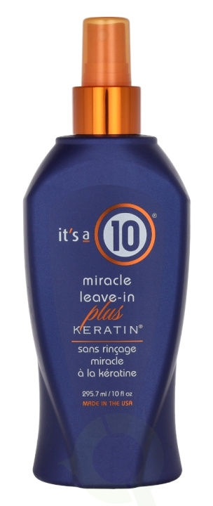 It\'s a 10 Miracle Leave-In Plus Keratin 295.7 ml ryhmässä KAUNEUS JA TERVEYS / Hiukset &Stailaus / Hiustenhoito / Hiusnaamio @ TP E-commerce Nordic AB (D19944)