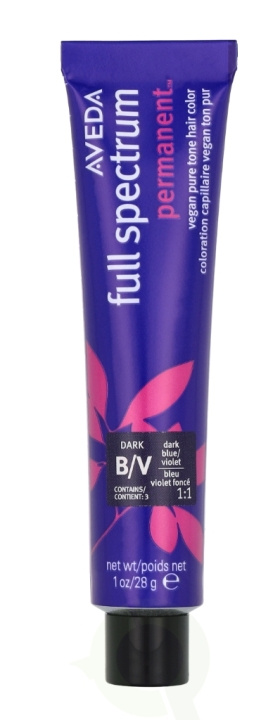 Aveda Full Spectrum Permanent Vegan Pure Tone Hair Color 28 g Dark Blue/Violet ryhmässä KAUNEUS JA TERVEYS / Hiukset &Stailaus / Hiustenhoito / Hiusväri / Hiusväri & Väripommi @ TP E-commerce Nordic AB (D19954)