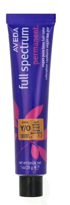 Aveda Full Spectrum Permanent Vegan Pure Tone Hair Color 28 g Dark Yellow / Orange ryhmässä KAUNEUS JA TERVEYS / Hiukset &Stailaus / Hiustenhoito / Hiusväri / Hiusväri & Väripommi @ TP E-commerce Nordic AB (D19956)