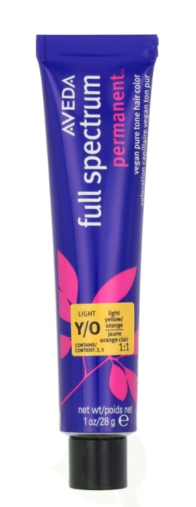 Aveda Full Spectrum Permanent Vegan Pure Tone Hair Color 28 g Light Yellow Orange ryhmässä KAUNEUS JA TERVEYS / Hiukset &Stailaus / Hiustenhoito / Hiusväri / Hiusväri & Väripommi @ TP E-commerce Nordic AB (D19960)