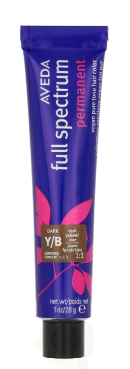 Aveda Full Spectrum Permanent Vegan Pure Tone Hair Color 28 g Yellow Blue ryhmässä KAUNEUS JA TERVEYS / Hiukset &Stailaus / Hiustenhoito / Hiusväri / Hiusväri & Väripommi @ TP E-commerce Nordic AB (D19962)