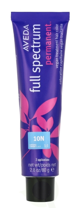 Aveda Full Spectrum Permanent Vegan Pure Tone Hair Color 80 g 10N ryhmässä KAUNEUS JA TERVEYS / Hiukset &Stailaus / Hiustenhoito / Hiusväri / Hiusväri & Väripommi @ TP E-commerce Nordic AB (D19969)