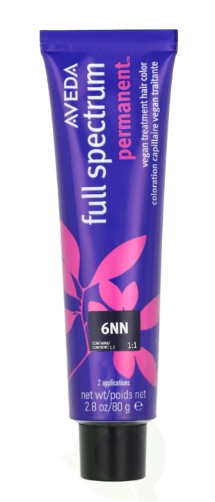 Aveda Full Spectrum Permanent Vegan Pure Tone Hair Color 80 g 6NN ryhmässä KAUNEUS JA TERVEYS / Hiukset &Stailaus / Hiustenhoito / Hiusväri / Hiusväri & Väripommi @ TP E-commerce Nordic AB (D19972)
