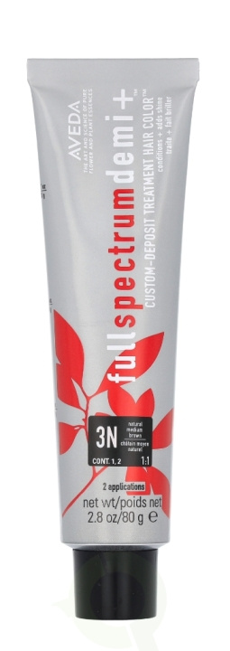 Aveda Full Spectrum Demi+ Custom-Deposit Hair Color 80 g 3N Natural Brown ryhmässä KAUNEUS JA TERVEYS / Hiukset &Stailaus / Hiustenhoito / Hiusväri / Hiusväri & Väripommi @ TP E-commerce Nordic AB (D19980)
