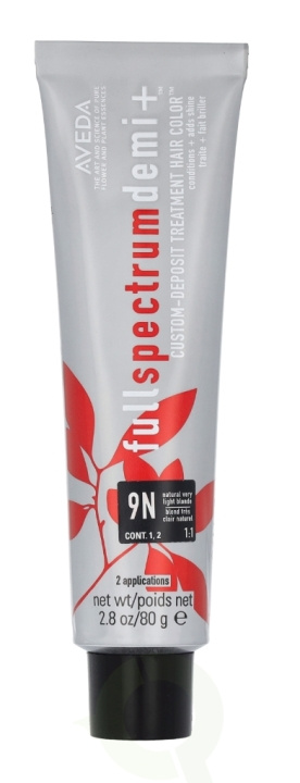 Aveda Full Spectrum Demi+ Custom-Deposit Hair Color 80 g 9N Very Light Blonde ryhmässä KAUNEUS JA TERVEYS / Hiukset &Stailaus / Hiustenhoito / Hiusväri / Hiusväri & Väripommi @ TP E-commerce Nordic AB (D19985)