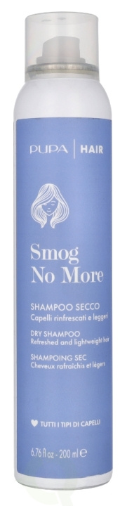 Pupa Milano Pupa Smog No More Dry Shampoo 200 ml ryhmässä KAUNEUS JA TERVEYS / Hiukset &Stailaus / Hiustenhoito / Kuivashampoo @ TP E-commerce Nordic AB (D20084)