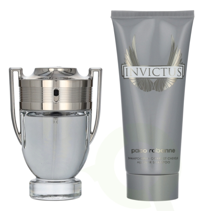 Paco Rabanne Invictus Giftset 150 ml Edt Spray 50 ml/All Over Shampoo 100ml ryhmässä KAUNEUS JA TERVEYS / Lahjapakkaukset / Naisten lahjapakkaukset @ TP E-commerce Nordic AB (D20101)