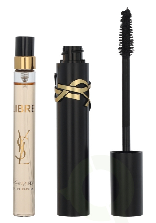 Yves Saint Laurent YSL Mascara Lash Clash Set 19 ml #01 Black - 9ml/10ml ryhmässä KAUNEUS JA TERVEYS / Meikit / Silmät ja kulmat / Ripsiväri @ TP E-commerce Nordic AB (D20126)