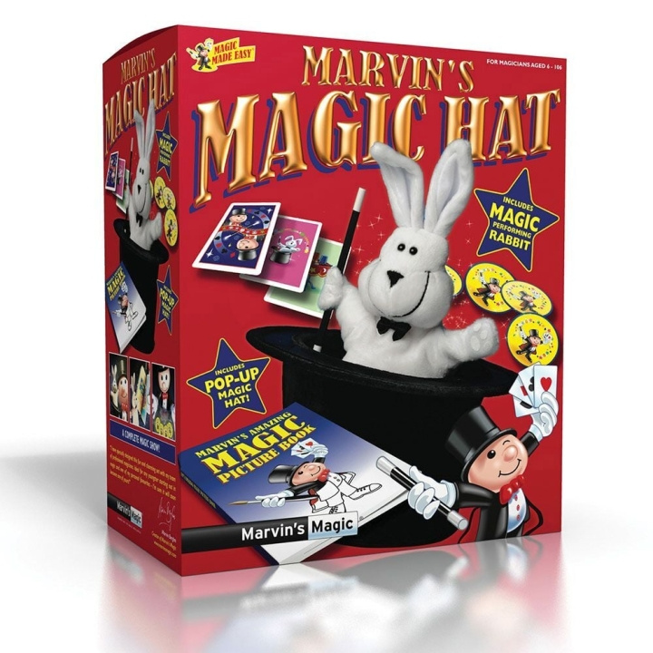 Marvin\'s Magic Jänis ja silinterihattu (MME003) ryhmässä LELUT, TUOTTEET LAPSILLE JA VAUVOILLE / Leikkikalut, Askartelu &Pelit / Lelusarja @ TP E-commerce Nordic AB (D20210)