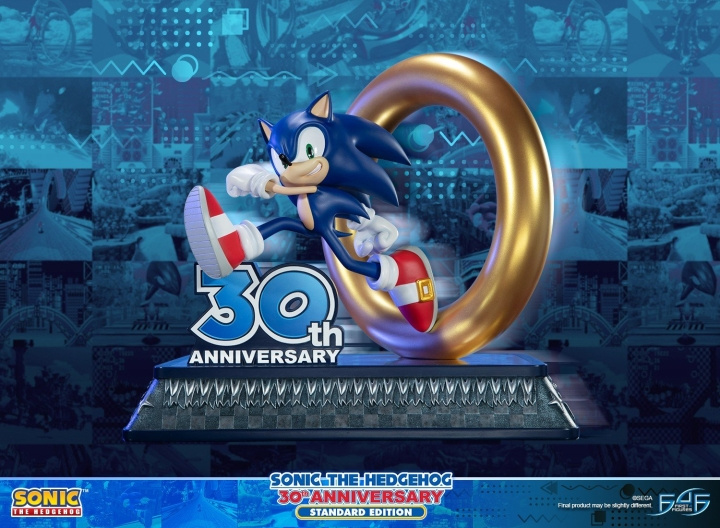First4Figures Sonic the Hedgehog - Sonic 30th Anniversary ( Resin) ryhmässä URHEILU, VAPAA-AIKA JA HARRASTUS / Hauskat tavarat / Keräilyesineet @ TP E-commerce Nordic AB (D20217)