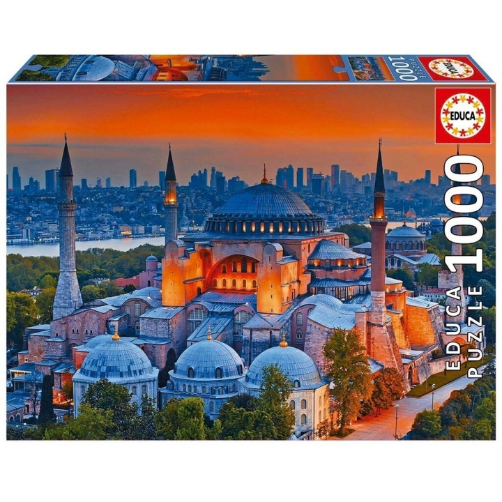 Educa 1000 kpl - Sininen moskeija Istanbul palapeli (19612) ryhmässä URHEILU, VAPAA-AIKA JA HARRASTUS / Harrastus / Palapeli @ TP E-commerce Nordic AB (D20241)