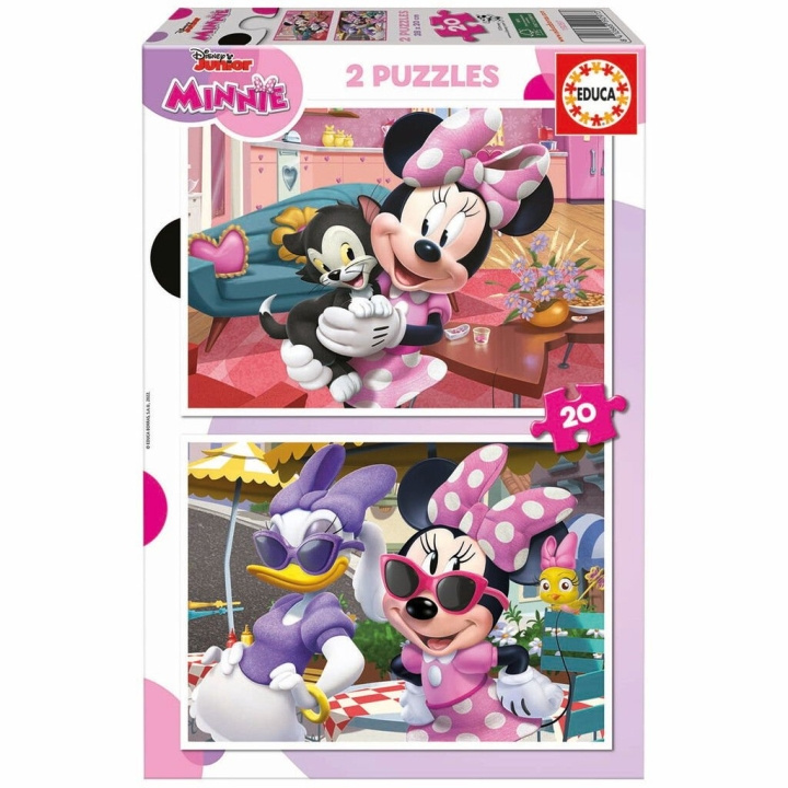 Educa Palapeli - 2x20 Minnie (80-19297) ryhmässä LELUT, TUOTTEET LAPSILLE JA VAUVOILLE / Leikkikalut, Askartelu &Pelit / Lasten palapeli @ TP E-commerce Nordic AB (D20246)