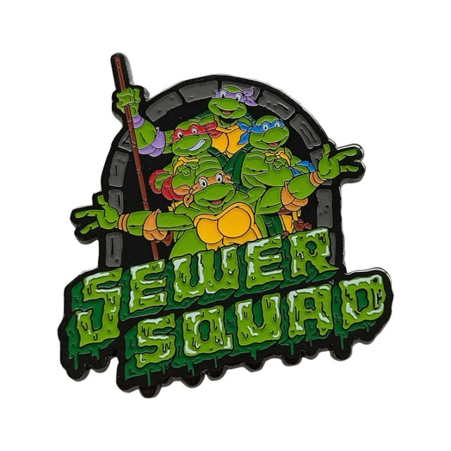 Fanatik Teenage Mutant Ninja Turtles Limited Edition 40th Anniversary Pin Badge -merkki ryhmässä URHEILU, VAPAA-AIKA JA HARRASTUS / Hauskat tavarat / Keräilyesineet @ TP E-commerce Nordic AB (D20253)