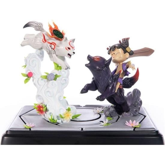 First4Figures - Okamiden (Chibiterasu VS Dark Chibiterasu & Possessed Kuni) RESIN ryhmässä URHEILU, VAPAA-AIKA JA HARRASTUS / Hauskat tavarat / Keräilyesineet @ TP E-commerce Nordic AB (D20268)