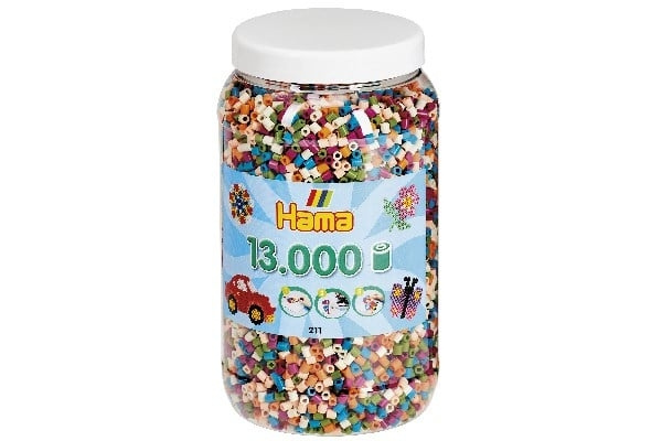 Hama Midi Perler 13000stk Mix 58 - (381158) - (381158) ryhmässä URHEILU, VAPAA-AIKA JA HARRASTUS / Harrastus / Helmet @ TP E-commerce Nordic AB (D20279)