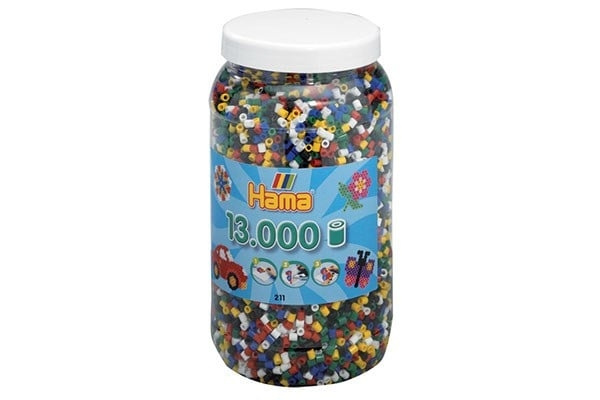 Hama Midi helmiä 13000kpl Mix 66 - (381166) ryhmässä URHEILU, VAPAA-AIKA JA HARRASTUS / Harrastus / Helmet @ TP E-commerce Nordic AB (D20280)