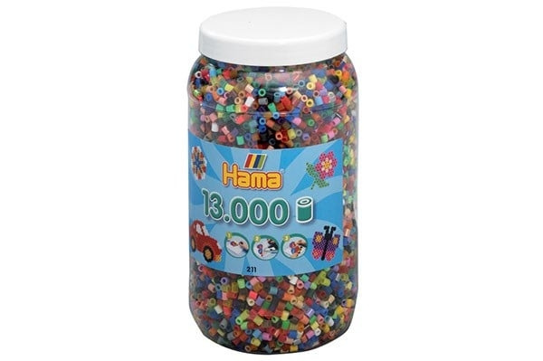 Hama Midi helmiä 13000 kpl Mix 68 - (381168) ryhmässä URHEILU, VAPAA-AIKA JA HARRASTUS / Harrastus / Helmet @ TP E-commerce Nordic AB (D20281)