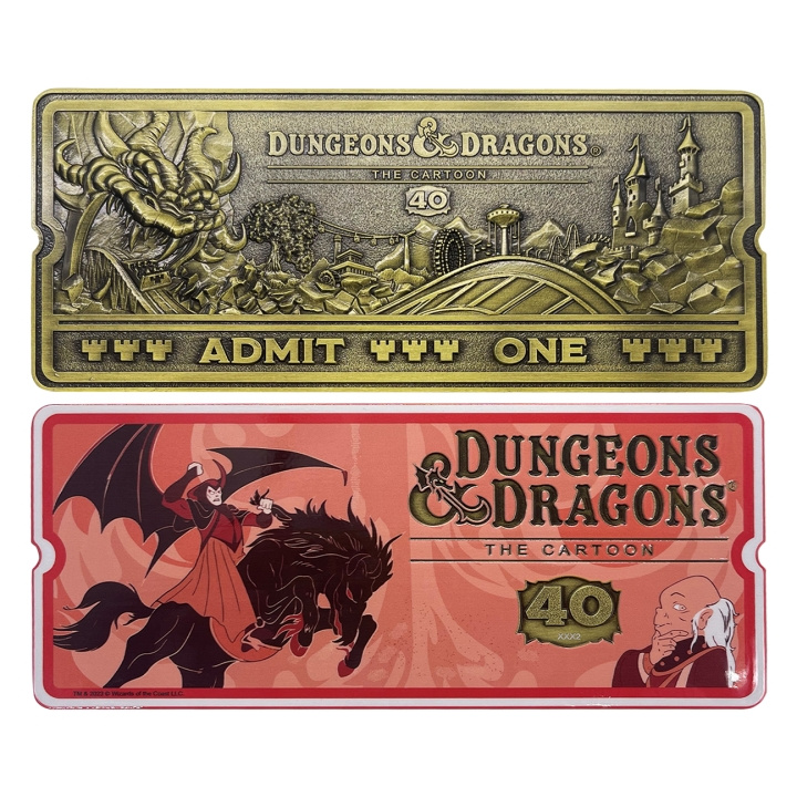 Fanatik Dungeons & Dragons: Anniversary Rollercoaster Ticket (Vuoristoratalippu) ryhmässä URHEILU, VAPAA-AIKA JA HARRASTUS / Hauskat tavarat / Keräilyesineet @ TP E-commerce Nordic AB (D20297)