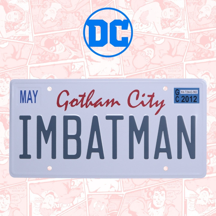 Fanatik DC Comics Batmanin numerokilpi Tin Sign ryhmässä URHEILU, VAPAA-AIKA JA HARRASTUS / Hauskat tavarat / Keräilyesineet @ TP E-commerce Nordic AB (D20298)