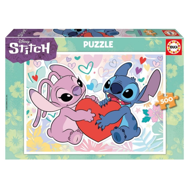 Educa 500 Disney Stitch (80-19911) ryhmässä LELUT, TUOTTEET LAPSILLE JA VAUVOILLE / Leikkikalut, Askartelu &Pelit / Lasten palapeli @ TP E-commerce Nordic AB (D20306)